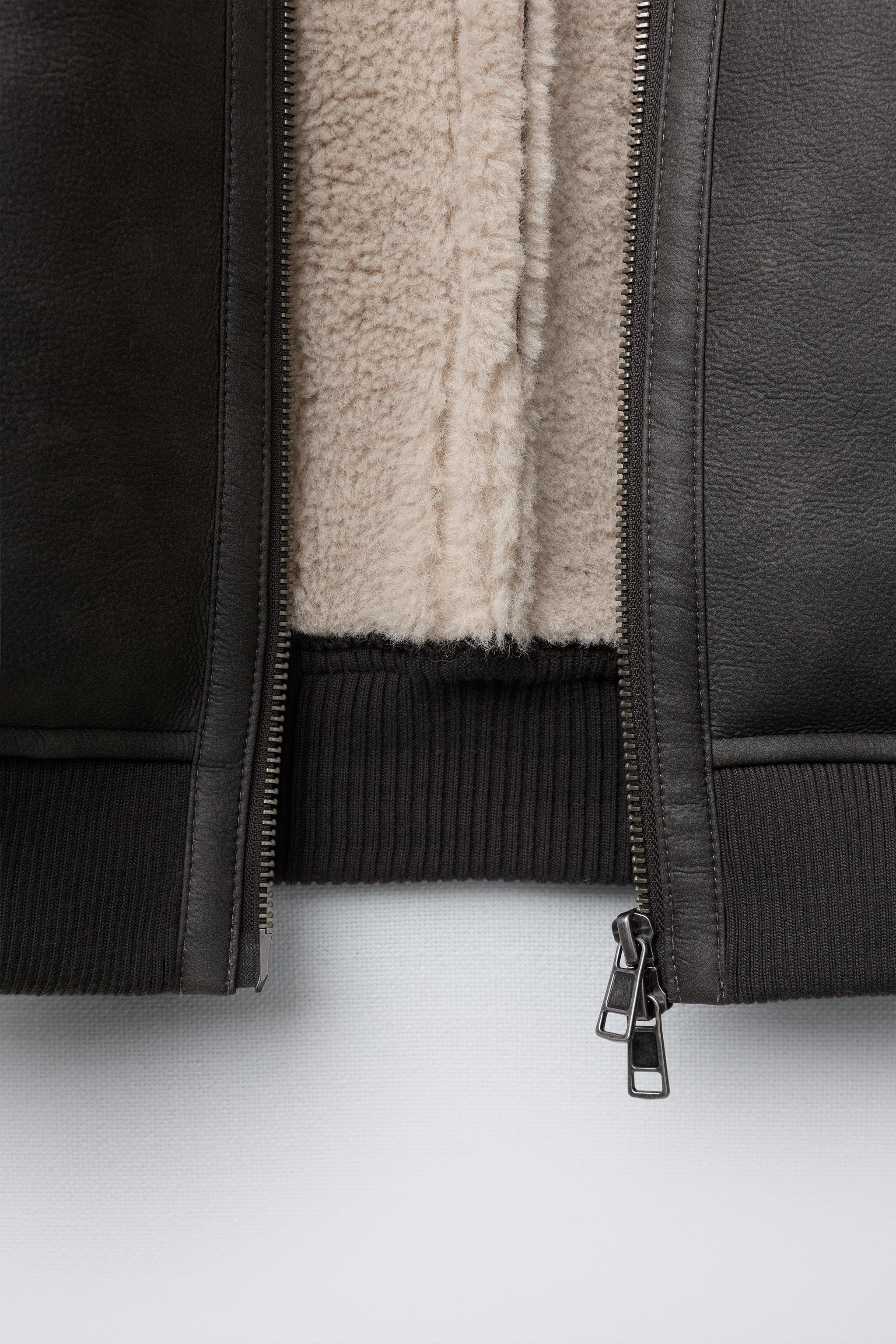 DOUBLE-FACED BOMBER JACKET